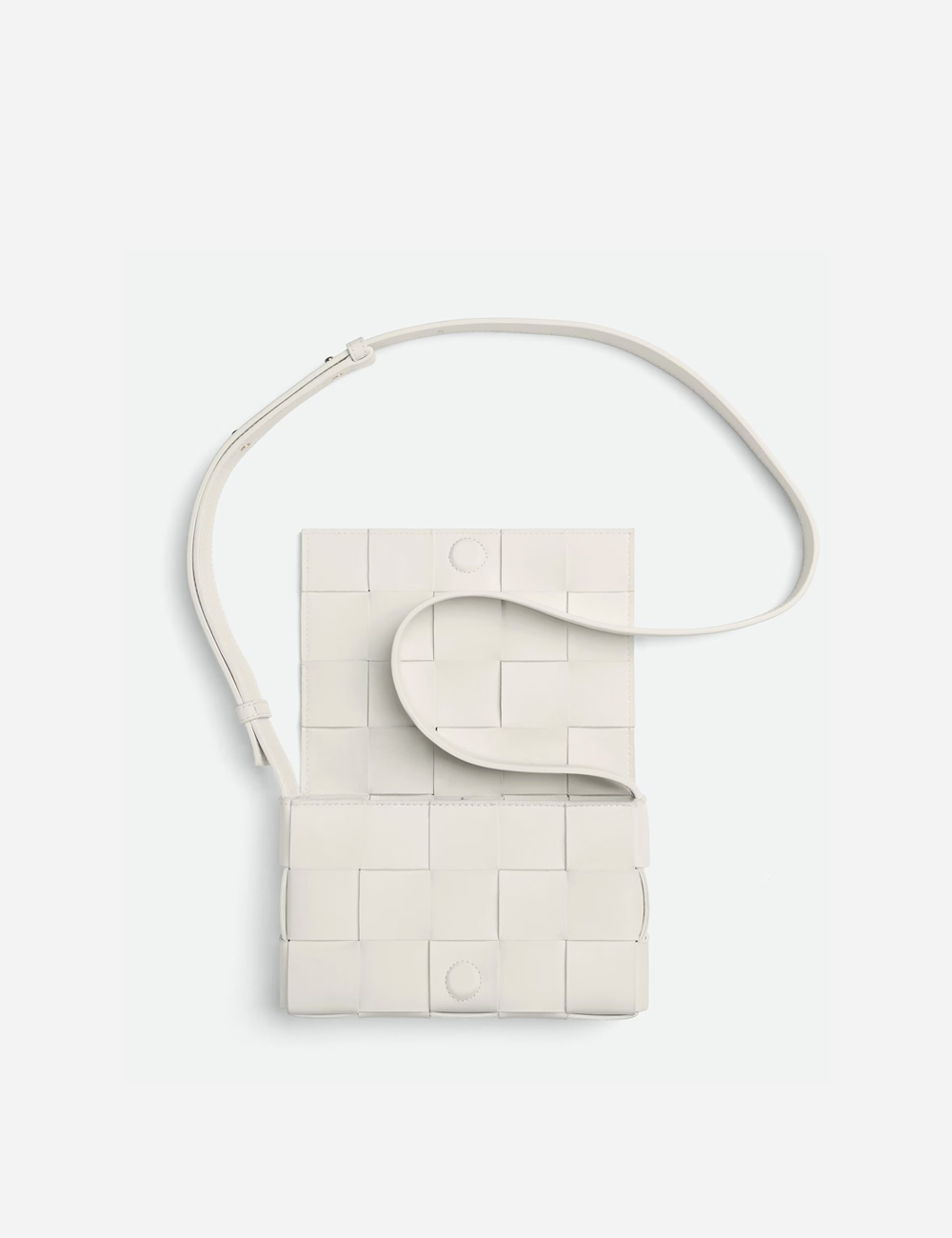Cумка Bottega Veneta Small Cassette White (730848VMAY19009)
