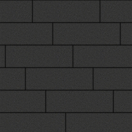 Тротуарная плитка ПРЯМОУГОЛЬНИК 750х250 мм - Стандарт Черный