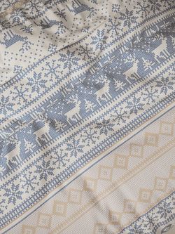 Наволочка комплект 2шт перкаль Сказка "Скандинавия" 30х30 см на молнии