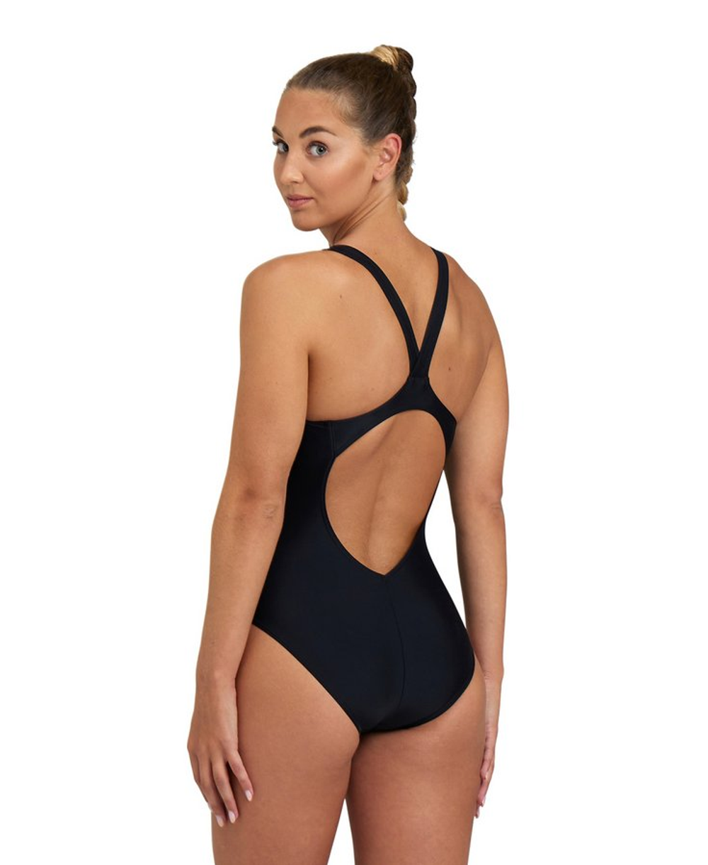 006122 580 Купальник спорт. Modular V Black Black-Turquoise ARENA