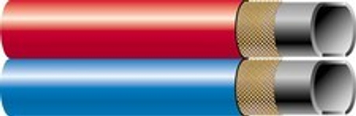 Рукав для кислородной/ацетиленовой сварки спаренный DN 009 OD 15 Р=20 серия GOX/GAC TWIN