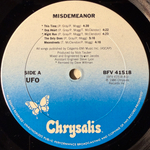 Виниловая пластинка UFO ‎– Misdemeanor LP