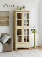 Шкаф витрина Бритта двухдверный лак