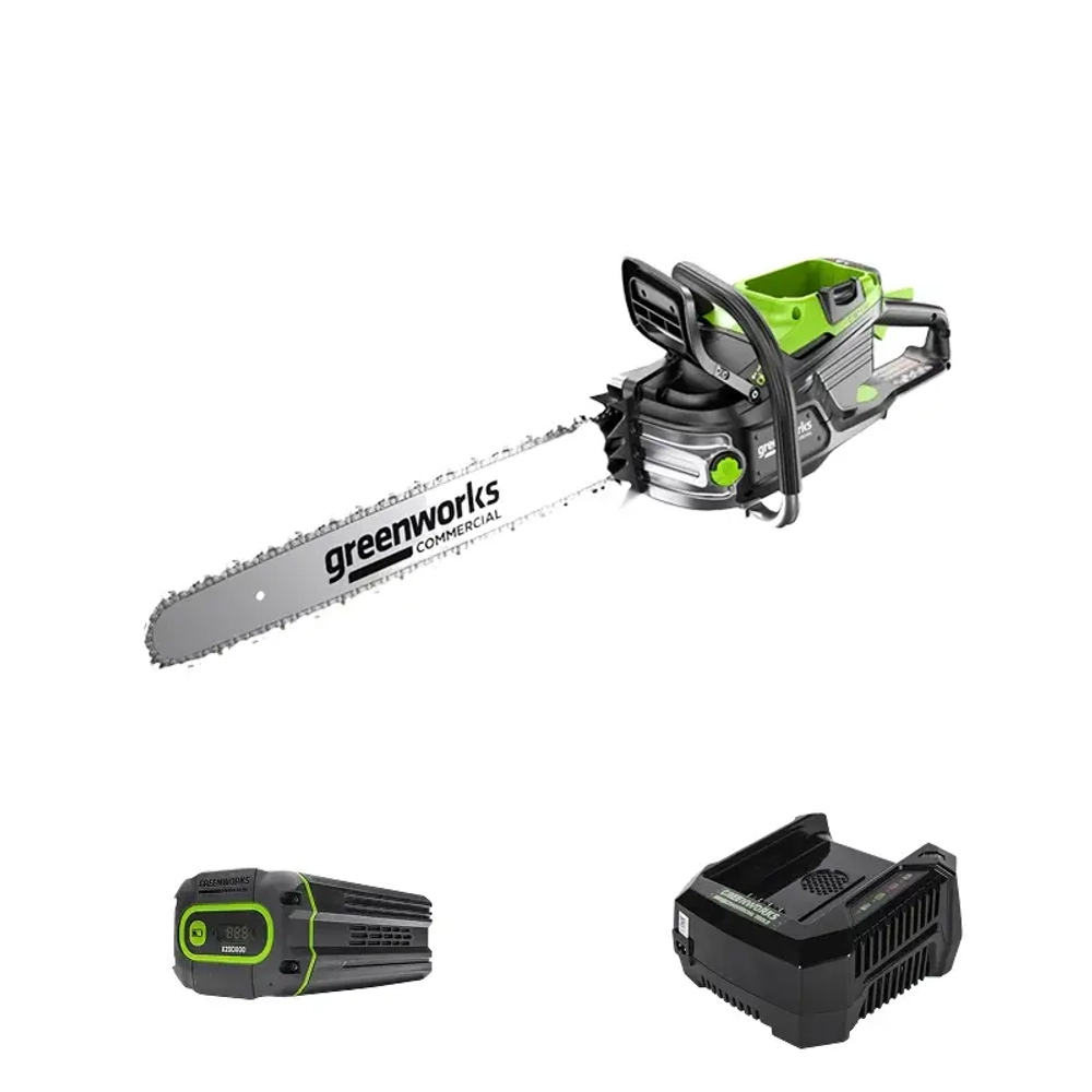 Аккумуляторная цепная пила Greenworks OCS800K8 (1 x 8 Ач, ЗУ) 2009707U8