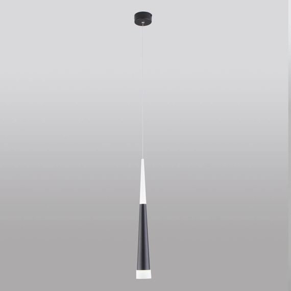 Подвесной светодиодный светильник Elektrostandard DLR038 7+1W 4200K черный матовый a044560