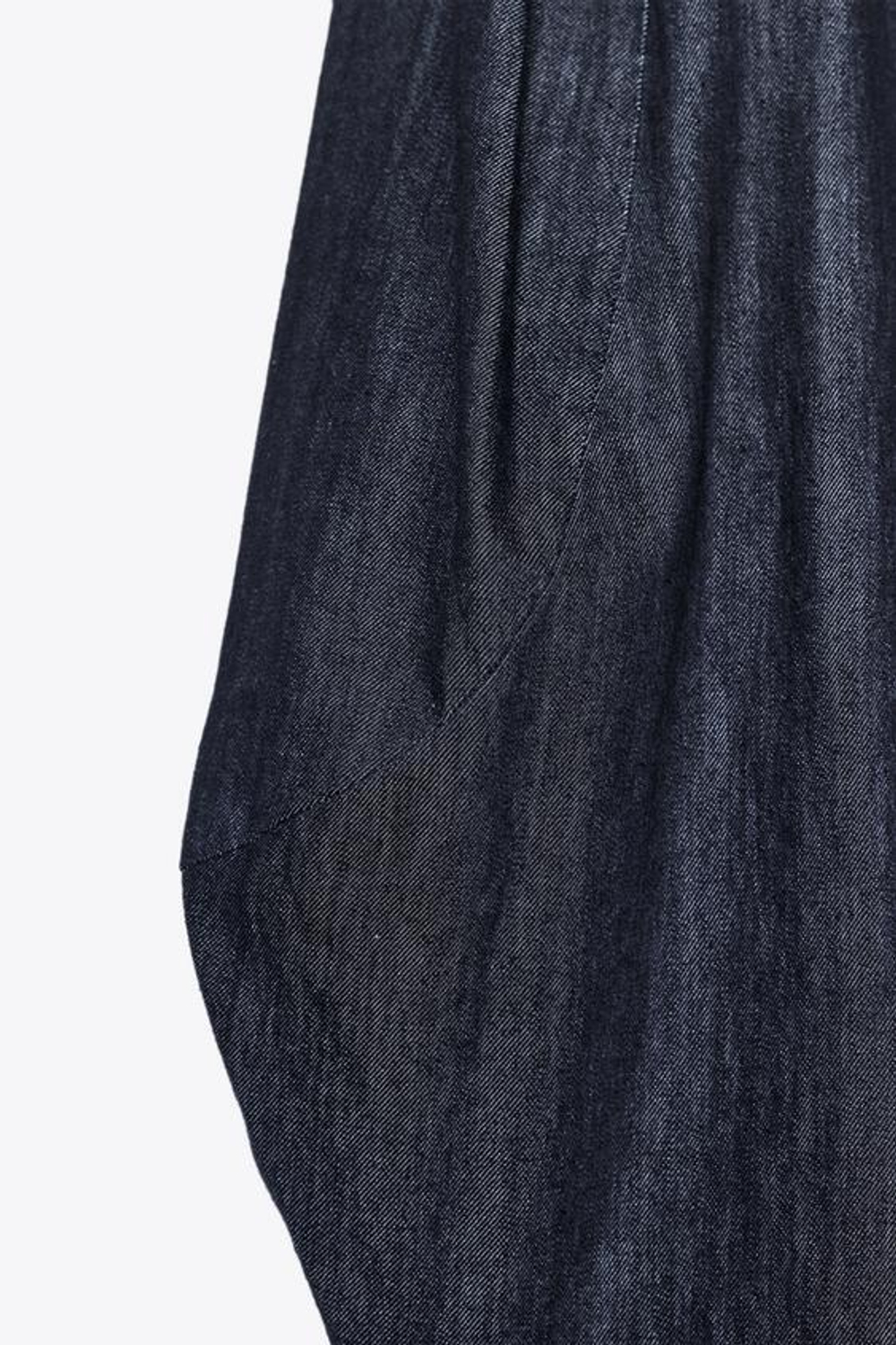 ZARA ДЖИНСОВЫЕ БРЮКИ С ОБЪЕМОМ — ZW COLLECTION, СИНИЙ