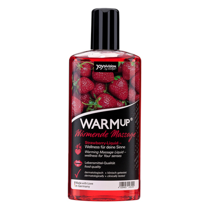 Согревающий массажный лосьон с ароматом и вкусом клубники WARMup strawberry 150 ml