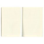 Тетрадь ЕВРО А5 40 л. BRUNO VISCONTI сшивка, клетка, Soft Touch, фольга, бежевая бумага 70 г/м2, "ОЗЕРО", 7-40-113