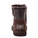 Угги Mini Bailey Button Bling Metallic Chocolate