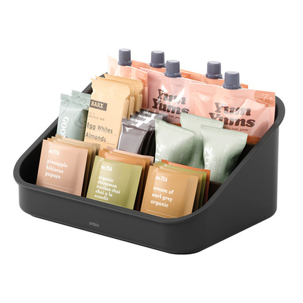 Органайзер Bellwood, 29х20 см, черный/орех