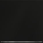 Выключатель встраиваемый VOLTUM S70 одноклавишный с подсветкой 10А, (черный матовый)