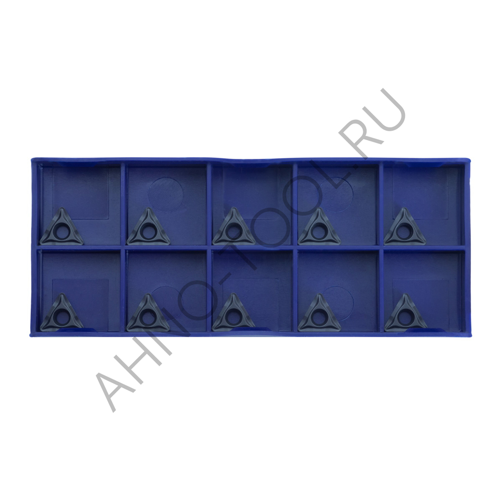 Пластина твердосплавная ISO TCMT110208-PSA ACP10B AHNO по стали, чистовая