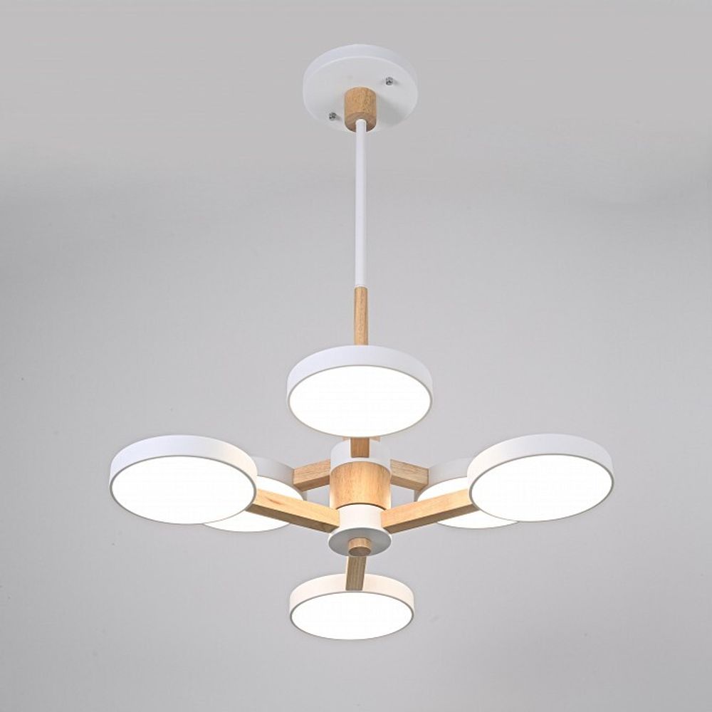 Люстра на штанге Imperiumloft TURNA White TURNA-DBL01