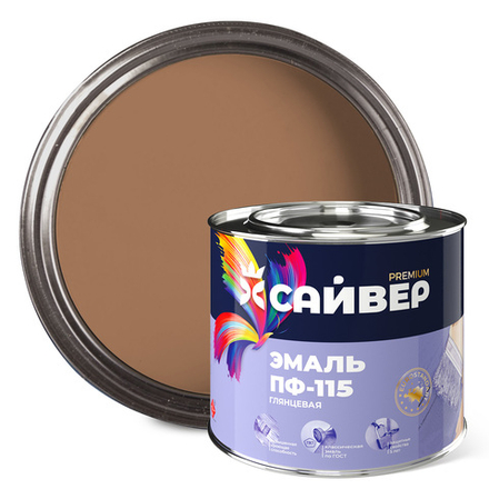 САЙВЕР  Эмаль ПФ-115 Бежевая 1,8кг ГОСТ 6465-76