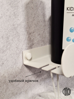 Полка для ванной комнаты, полка для кухни, полка для прихожей, MetaDec Arc белая 30см