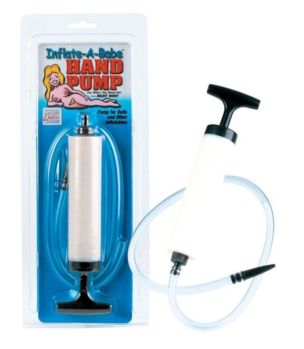 Ручной насос для надувных изделий Hand Pumb (Цвет: белый с черным)