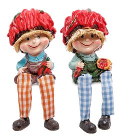 GAEM Art MN-136-A Фигурка «Домовенок с урожаем перца»