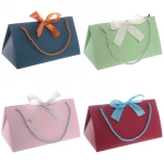 Пакет подарочный «Бант» 12.5*22*11.5 см, микс