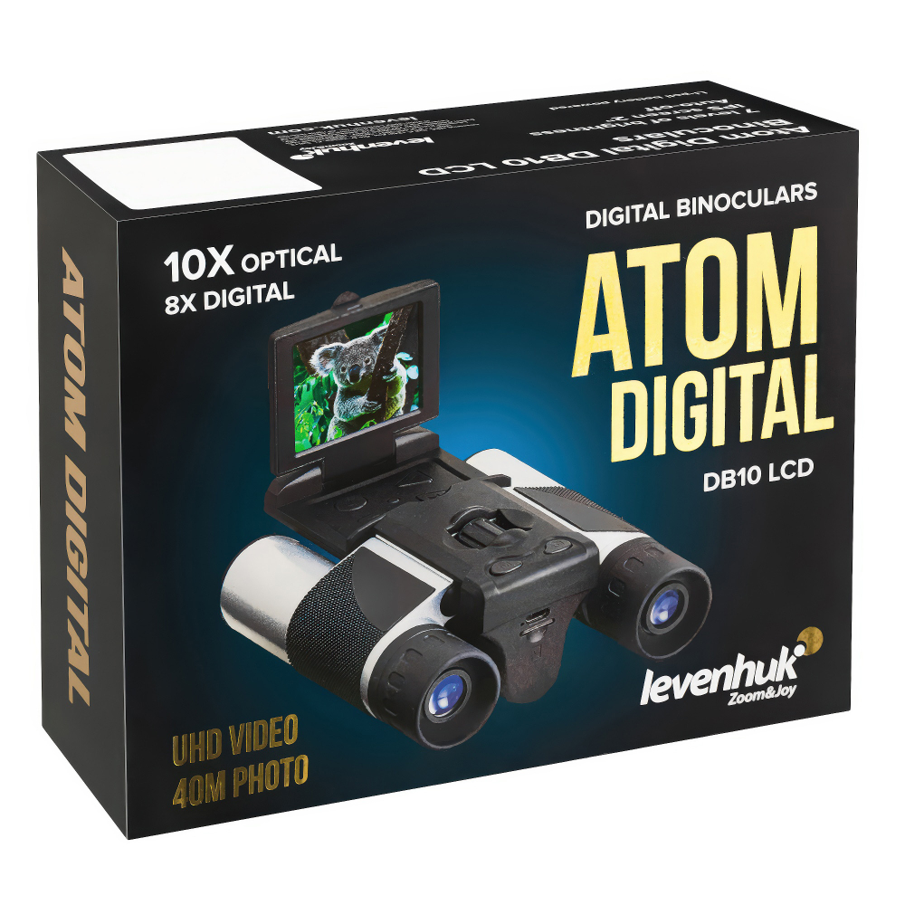 Бинокль цифровой Levenhuk Atom Digital DB10 LCD - Упаковка 2