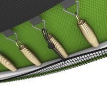 Батут UNIX Line Simple 12 ft (366 см) с внутренней защитной сеткой, зеленый