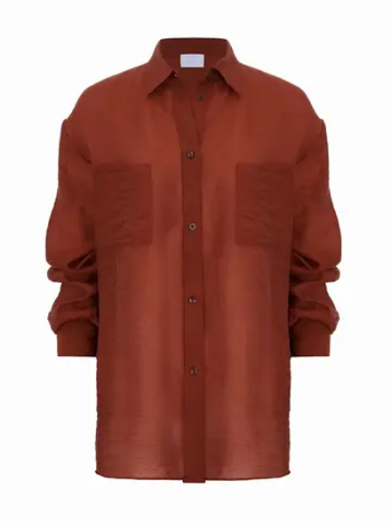 Рубашка эвкалипт "Инжир" (1/42 / Инжир)