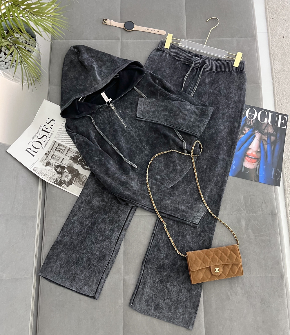 ОПТОМ костюм женский двойка черный размеры 42-50