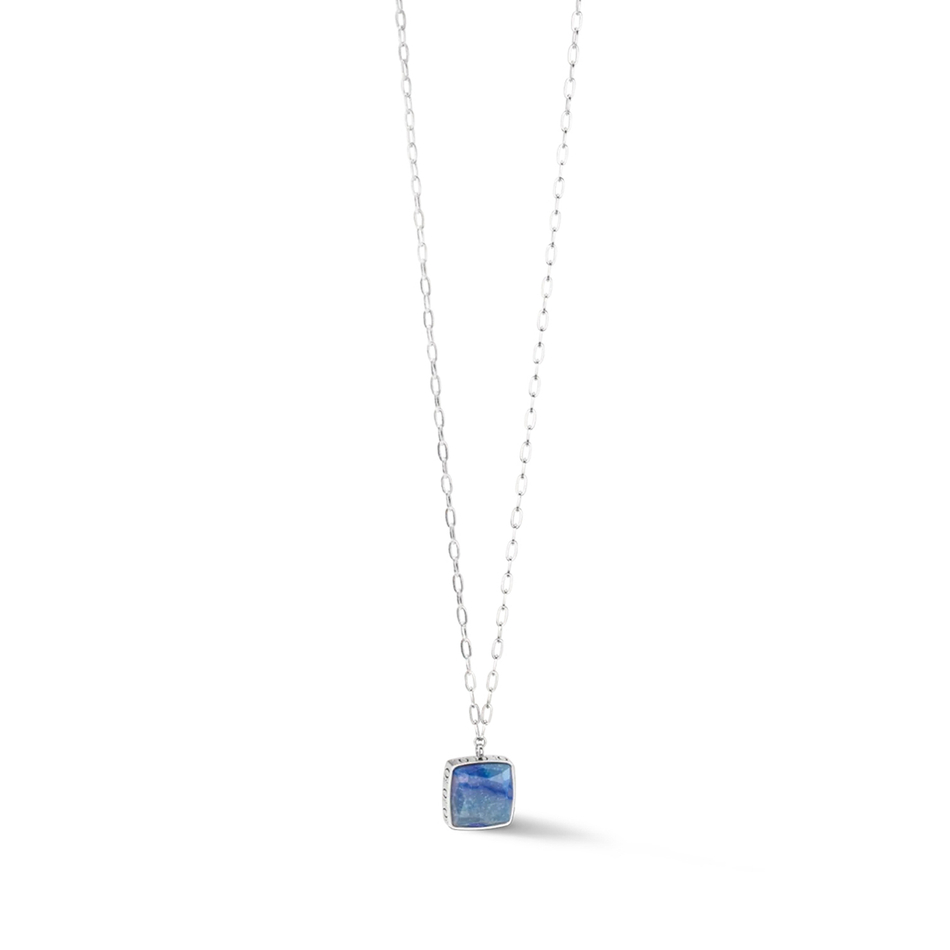 Колье Coeur de Lion Blue-Silver 1201/10-0717