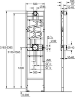 Инсталляция для душа GROHE Rapido DUO (1039949990)