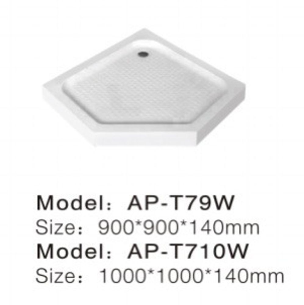 AP-T710W Душевой поддон 100*100*14