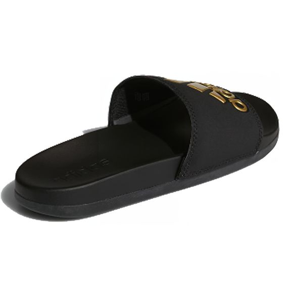 Adidas Neo Adilette Comfort 'Black Gold'