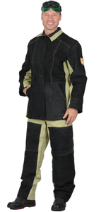 Костюм сварщика: куртка, брюки брезентовый со спилком (2,7 кв.м) тип Б (ЧЗ)