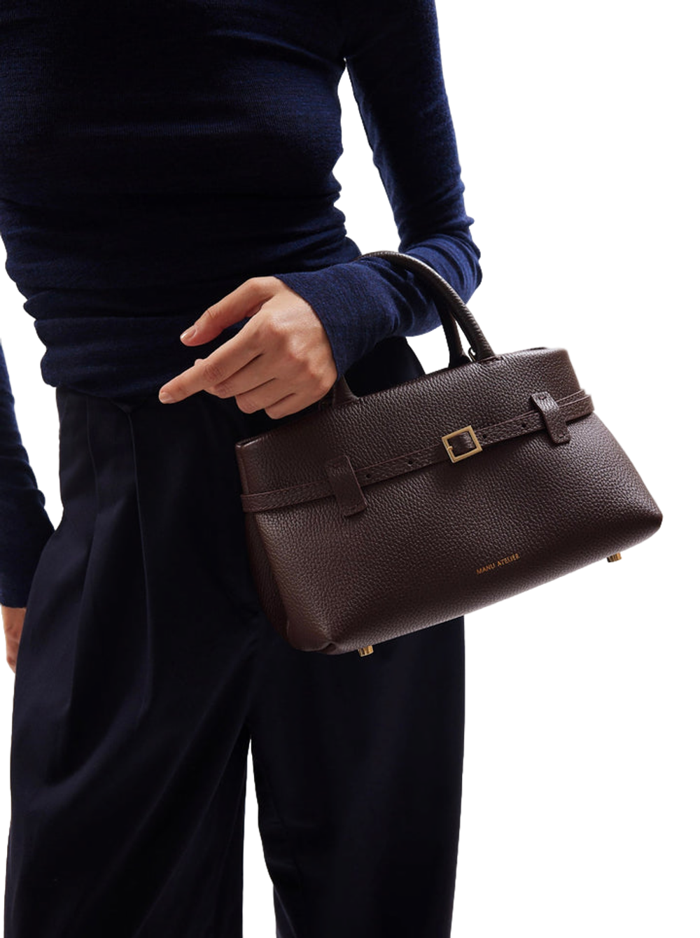 Сумка Manu Atelier Le Cambon 25 Deep Brown