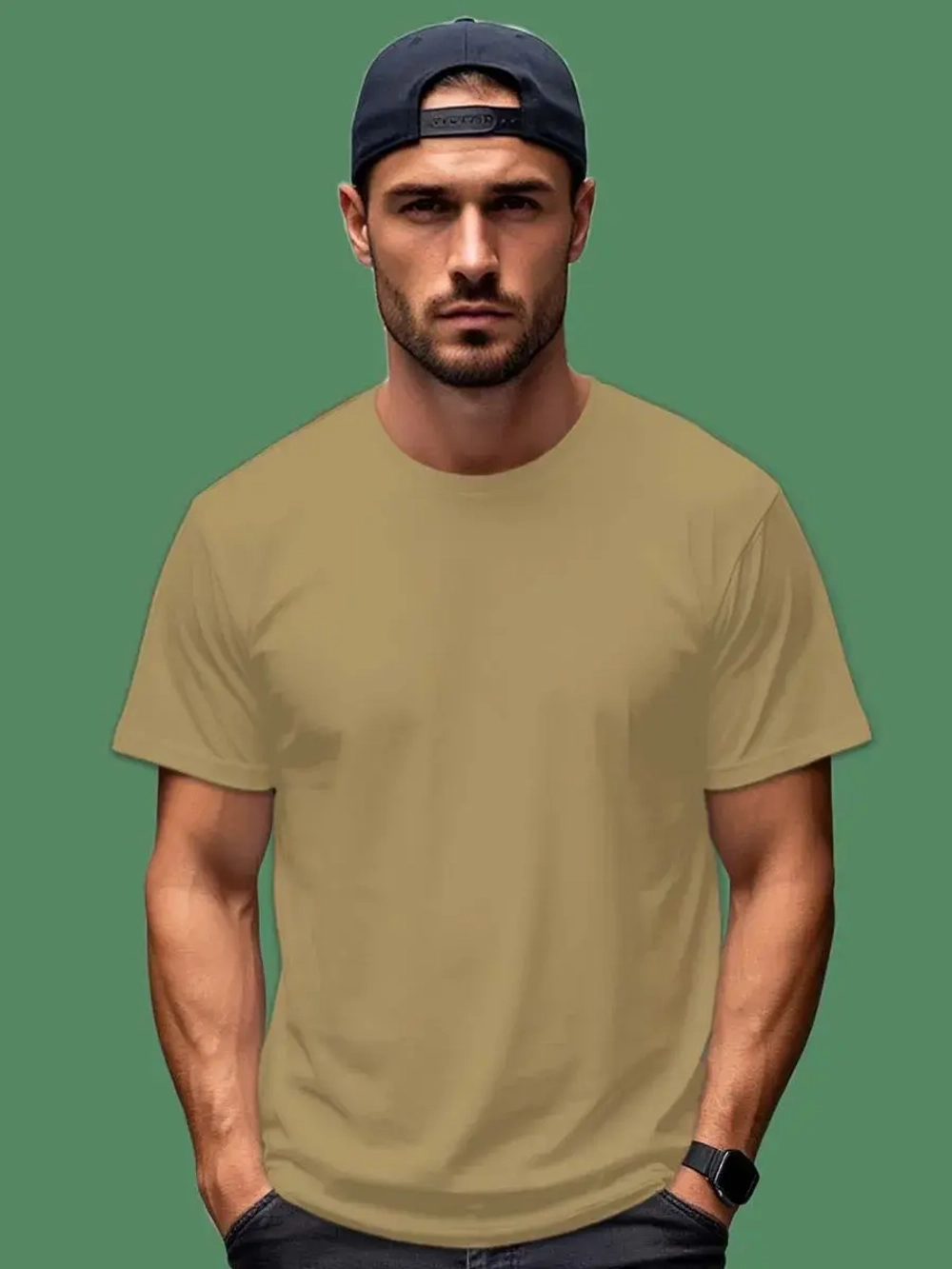 Футболка Взрослая.Премиум однотонная.1 шт