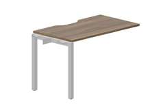 стол Polo 1180х680х750мм (с эргономичным вырезом) - приставной элемент