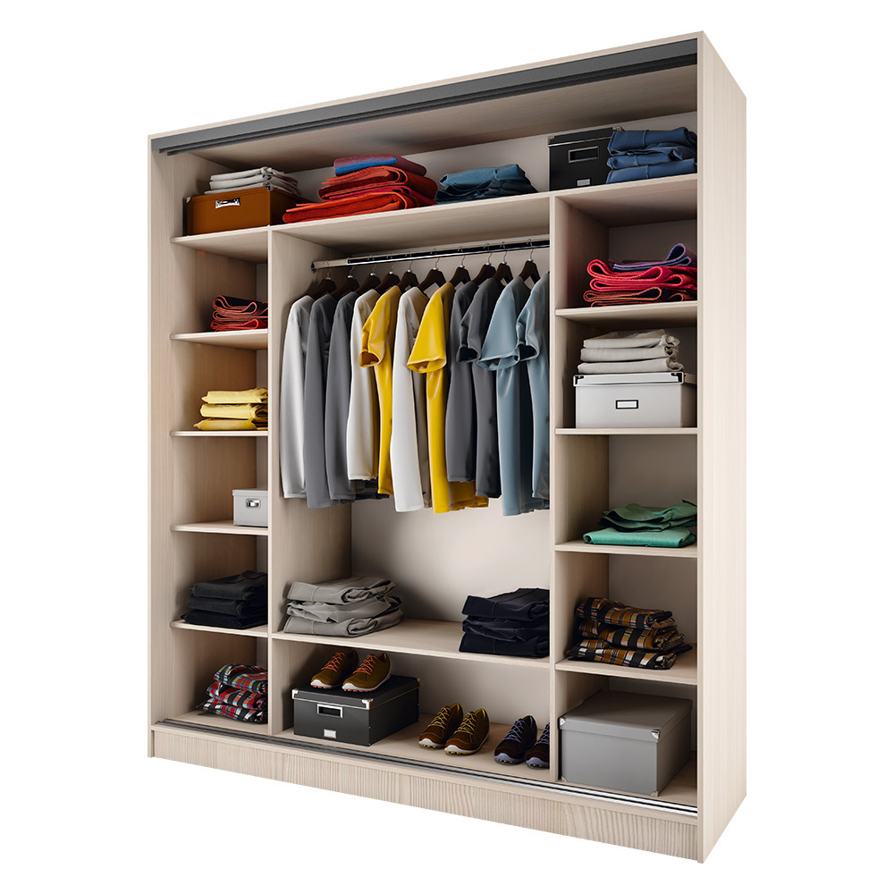 Шкаф-купе Тринити 6 2,0 м, Сандал светлый