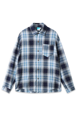 Рубашка DONSMOKE Rhinestone-Encrusted Plaid Shirt