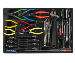 Набор инструментов для тележки инструментальной JTC-3931 (1-я секция) 25 предметов JTC