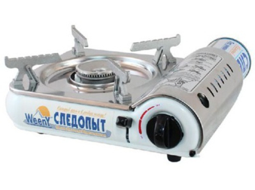 Газовая плита СЛЕДОПЫТ WeenY 2,1кВт 245х200х92мм нержавеющая сталь