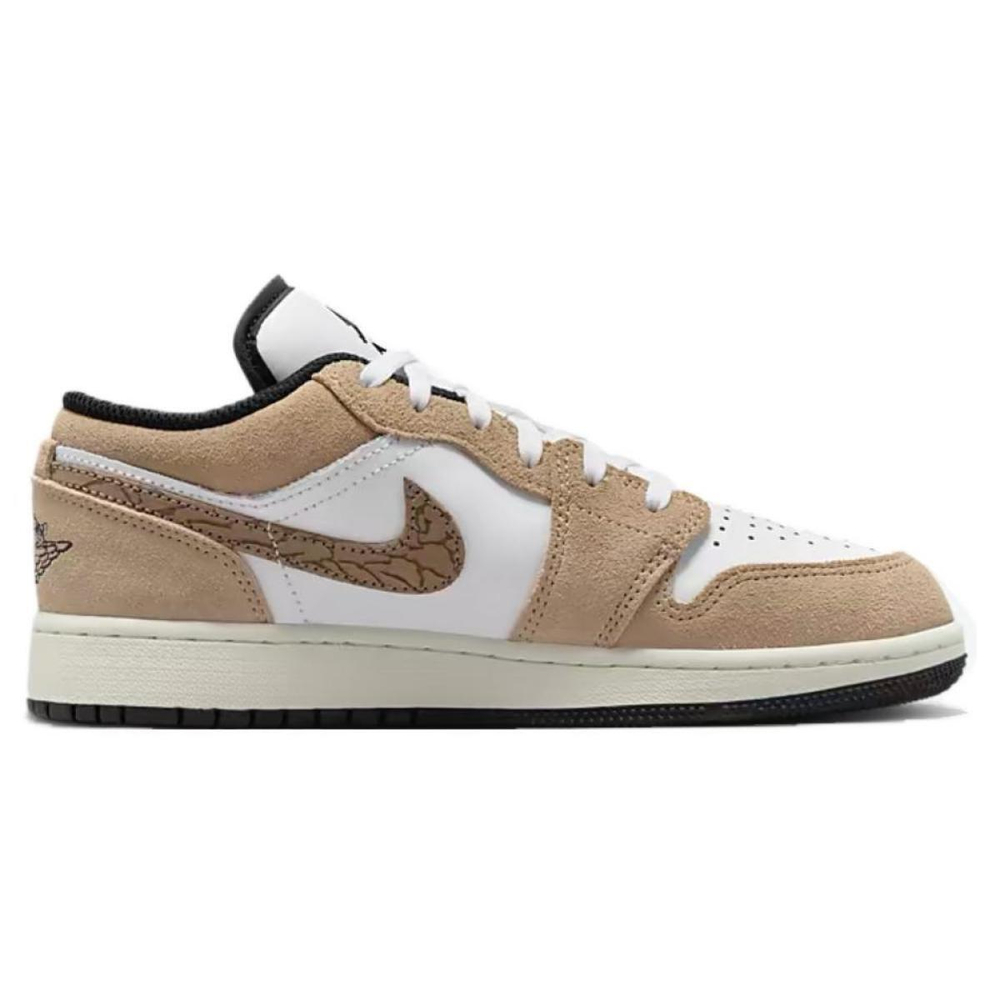 Кроссовки Air Jordan 1 Low SE GS Brown Elephant