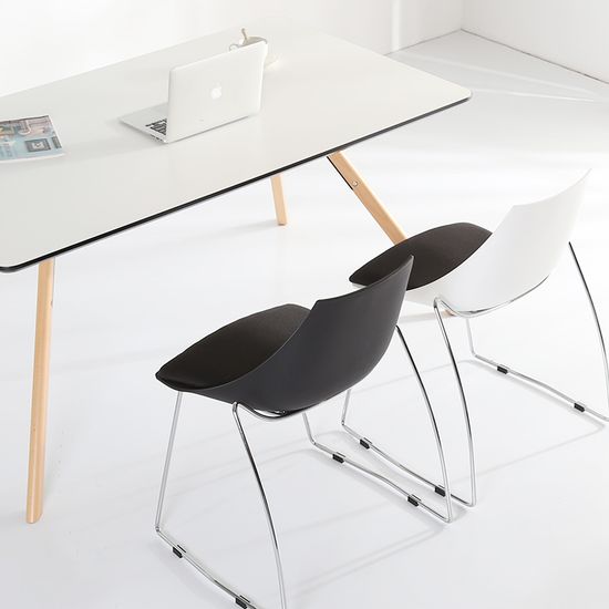 Обеденный стол Arne 160х90 см меламин белый