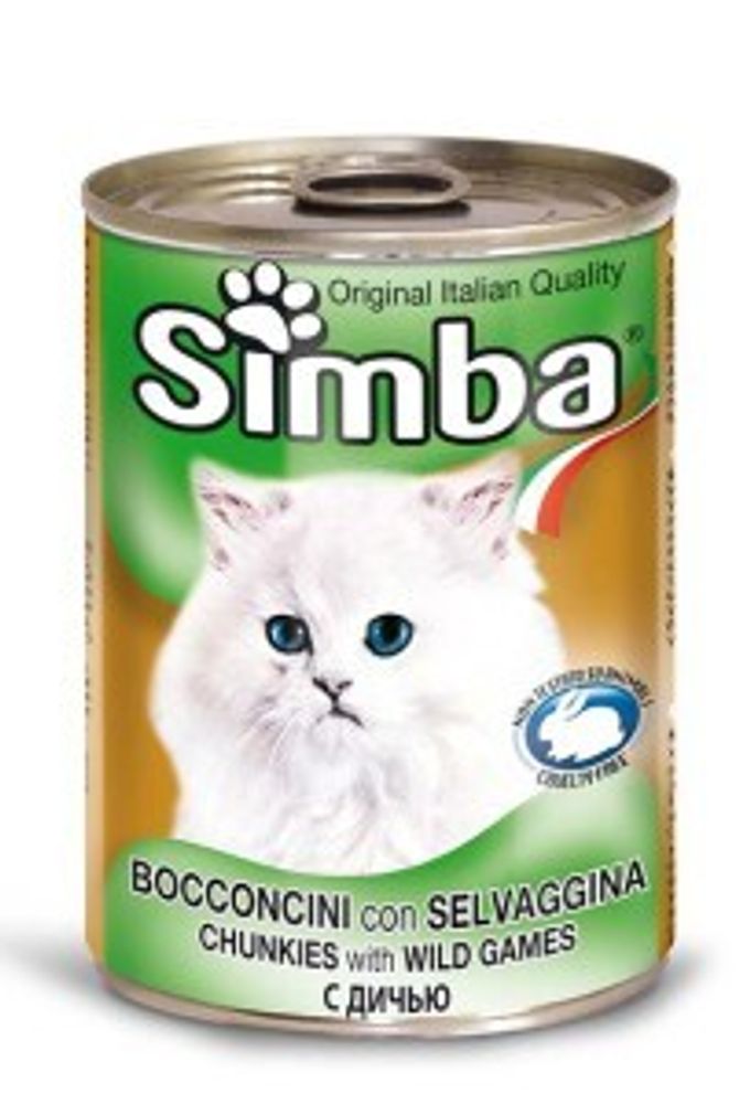 SIMBA Chunkies Телятина, оленина, дичь 415 гр