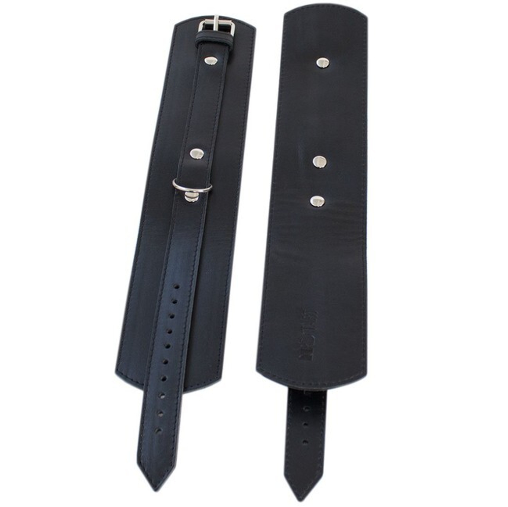 Оковы кожаные James Leg (Цвет: черный)