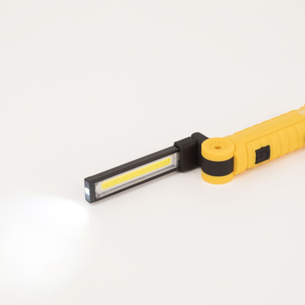 Светодиодный фонарь ЭРА Рабочие Практик AA-901 многофункциональный СОВ+LED 3Вт магнит, крючок, клипса | Рабочие  фонари