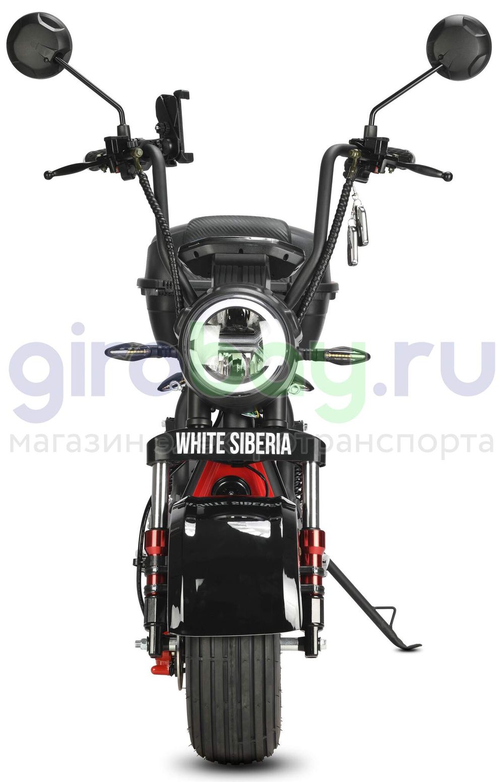 Электроскутер WHITE SIBERIA MINI R 2500w 3.0 (60V/21Ah) - Черный фото №9