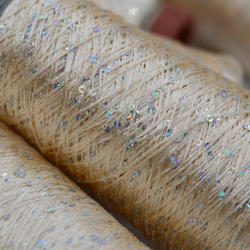 Sequin Yarn art. Paillette (нежный персиковый)