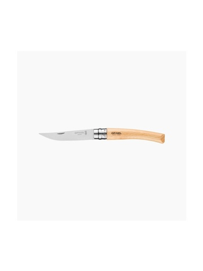 Нож филейный Opinel №8, нержавеющая сталь, рукоять из дерева бука