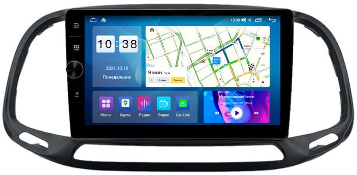 Магнитола для FIAT Doblo 2015+ - Parafar PF605FHDAV на Android 13, CarPlay, 4G SIM-слот
