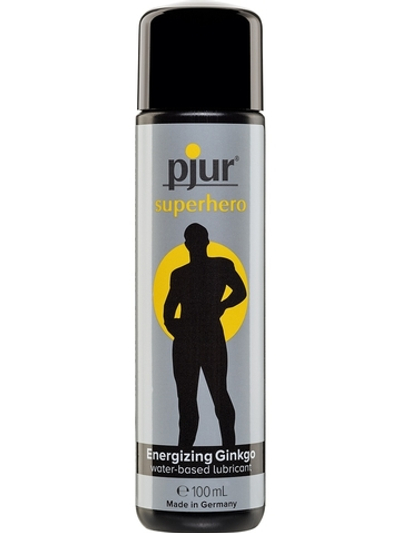 Стимулирующая смазка для мужчин PJUR Superhero glide Energizing Ginkgo (100мл)