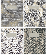 Тетрадь А5 48л. клетка "Animal Prints" картон, соффтач лак, 4 дизайна (ПОЛИНОМ)