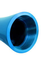 Голубой аллюминиевый вибратор BLUE SMALL - 7,5 см.